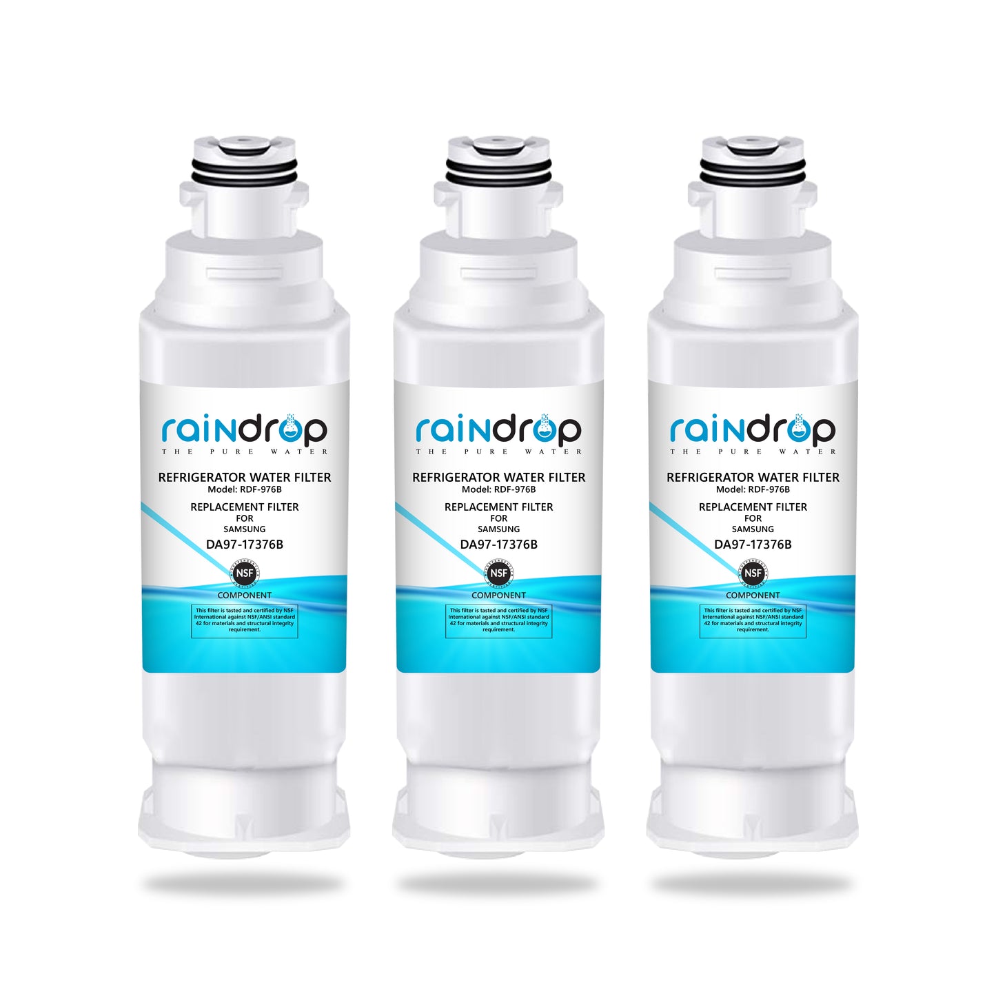 Raindrop RDF-976B Refrigerator Water Filter Compatible with SAMSUNG DA97-17376B