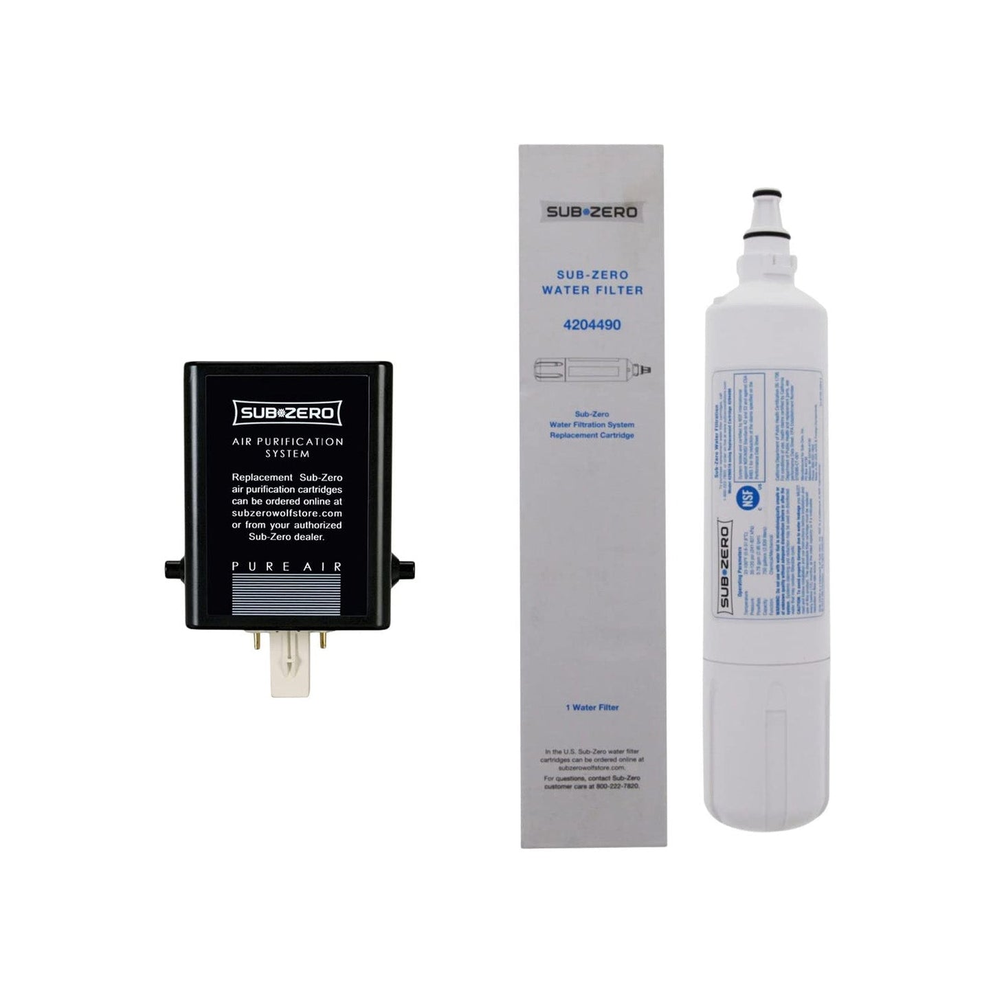 Sub-Zero 4204490 Refrigerator Water Filter and 7007067 Air Filter Combo Pack