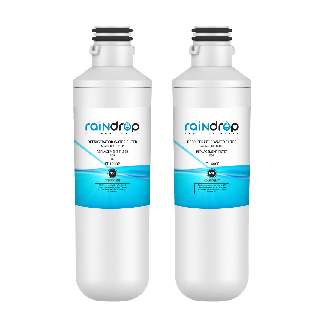 Raindrop Refrigerator Water Filter RDF-1010P Compatible for LG LT1000P