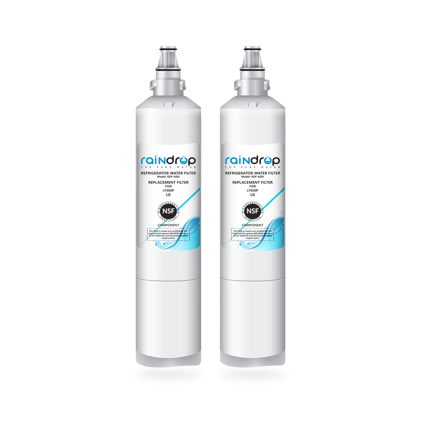 Raindrop Refrigerator Water Filter RDF-600R Compatible for LG LT600P