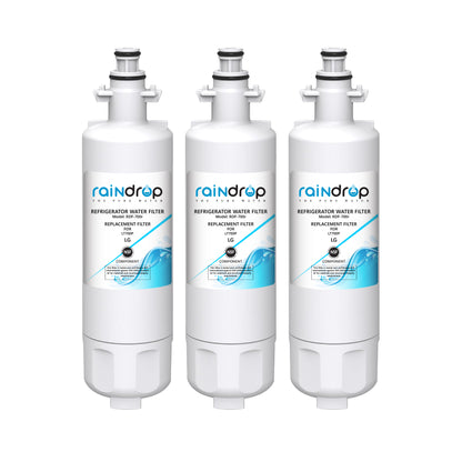 Raindrop Refrigerator Water Filter RDF-700R Compatible for LG LT700P