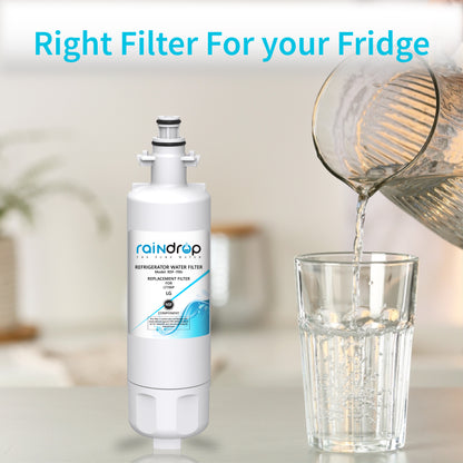 Raindrop Refrigerator Water Filter RDF-700R Compatible for LG LT700P