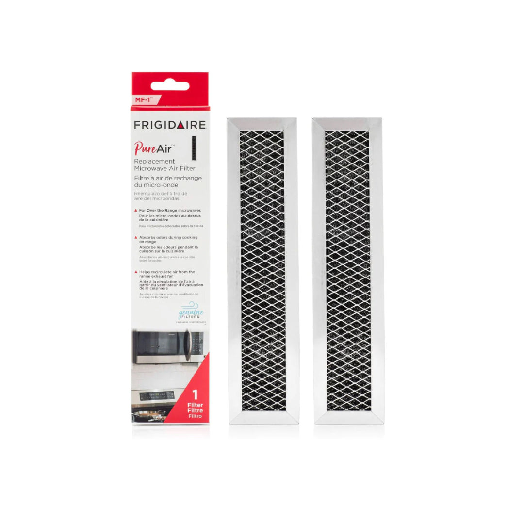 Two Frigidaire MF-T1 microwave air filters for over-the-range microwaves, helps eliminate cooking odors.