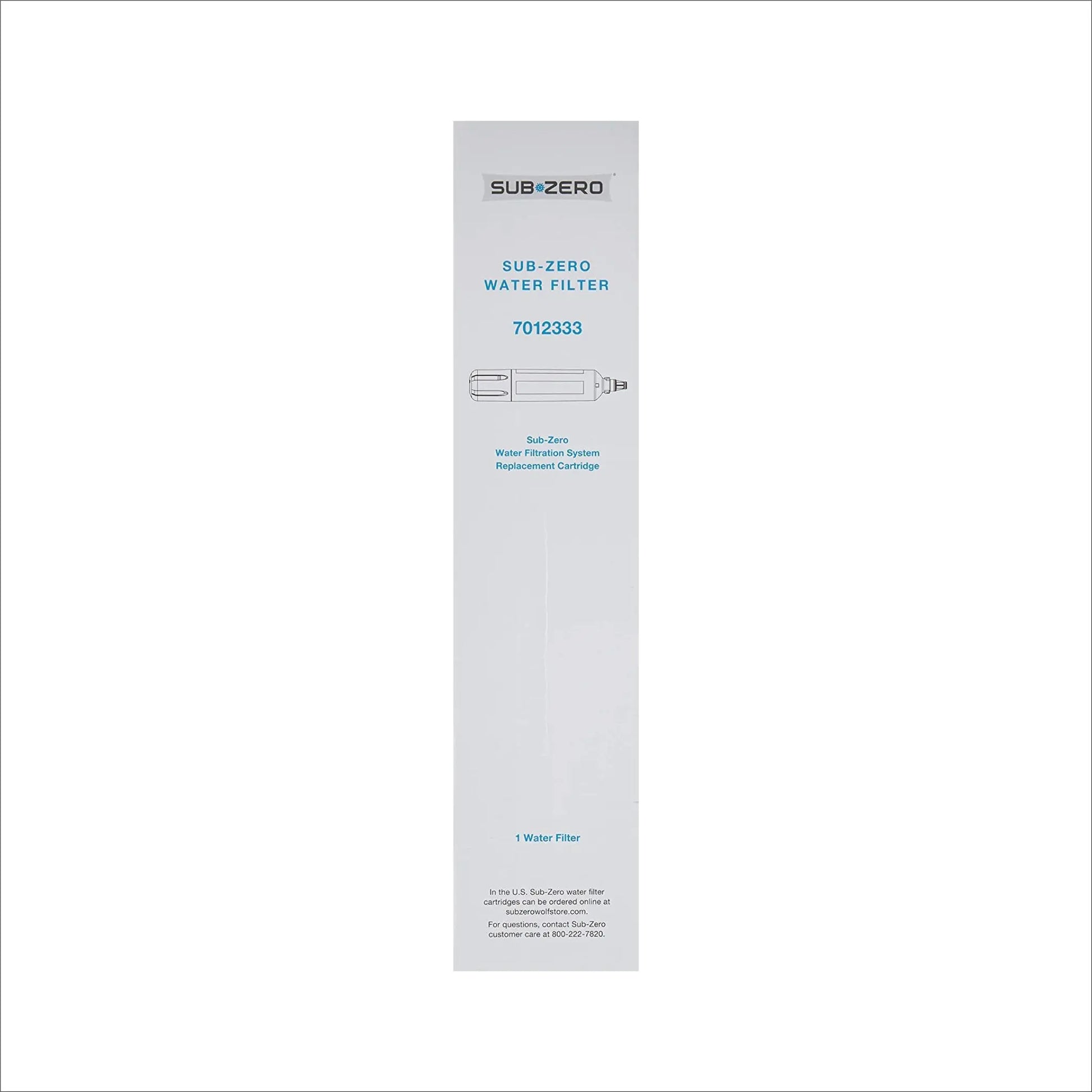 Sub-Zero 7012333 UC-15 ice maker refrigerator water filter – replacement filter for Sub-Zero ice makers, ensuring clean and fresh ice.